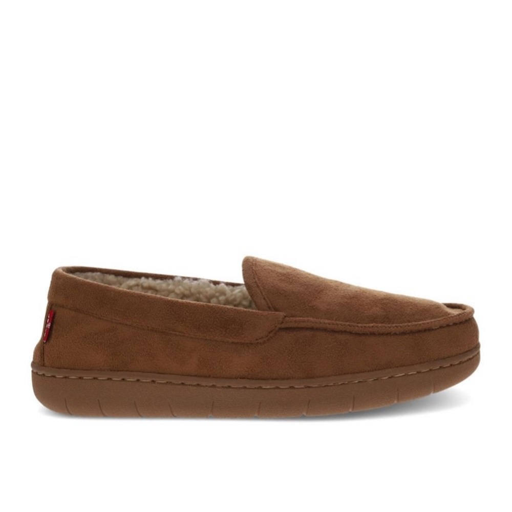 Levi's Mens Fields 2 Microsuede Venetian
House Shoe Slippers Tan Size la… - Picture 2 of 9